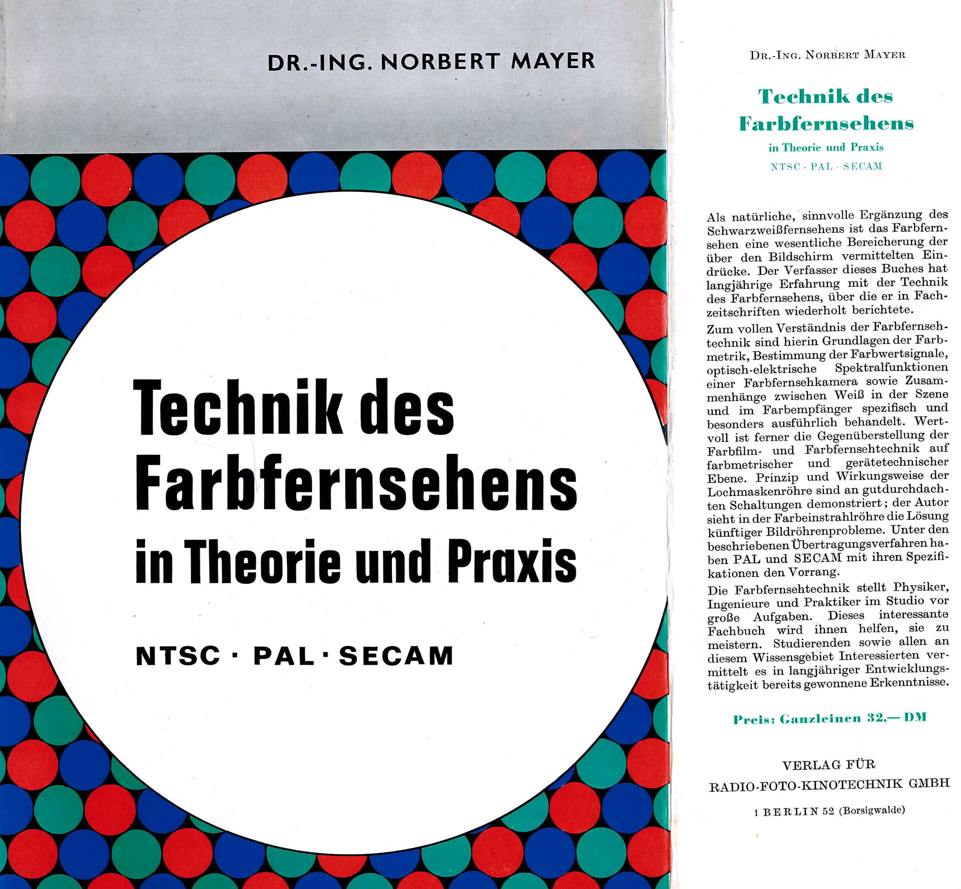 Technik des Farbfensehens in Theorie und Praxis - Mayer, Norbert
